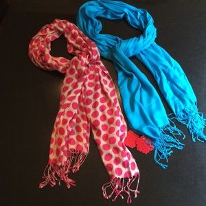 NWT Set of 2 Pashmina style scarves